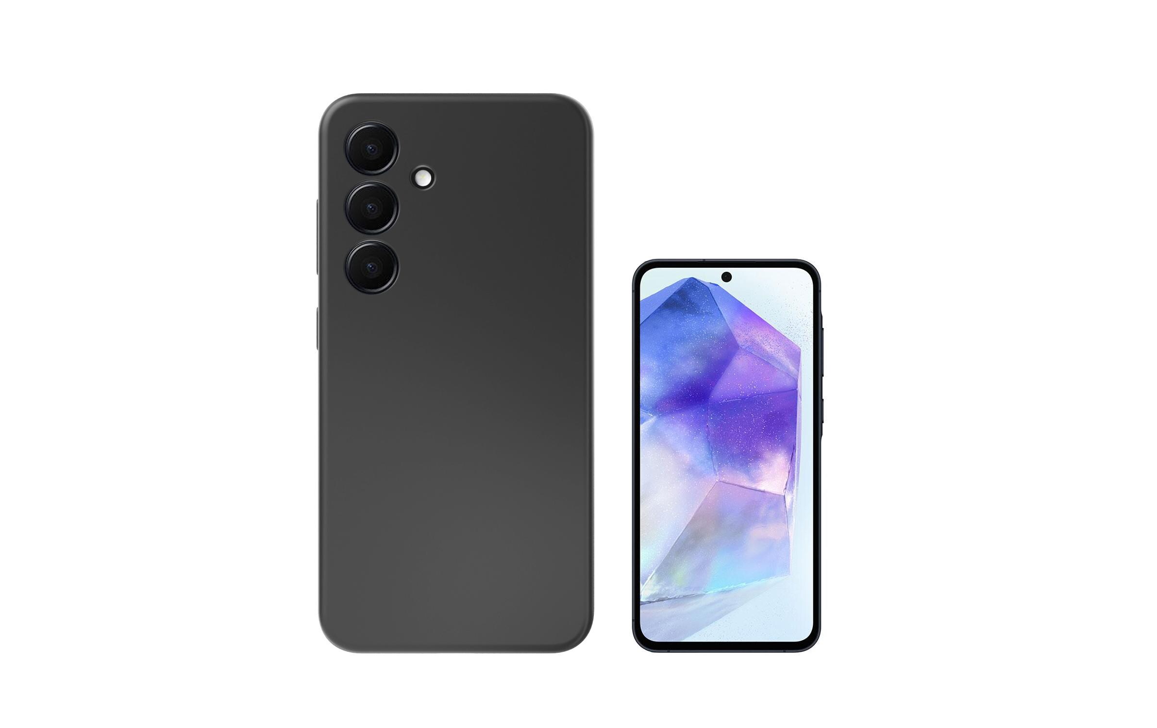 Back Cover Silicone Galaxy A55 5G TransparentSchutzhülle für das Samsung Galaxy A55