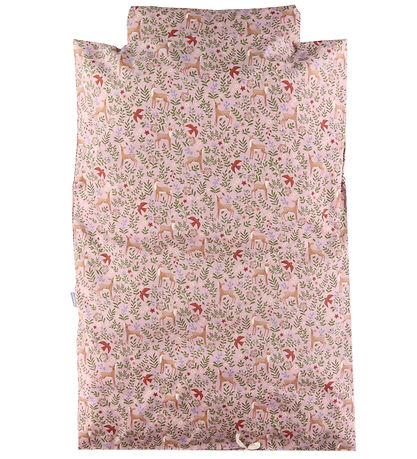Nørgaard Madsens Bettwäsche - Erwachsen - Rosa m. Bambi/Blumen