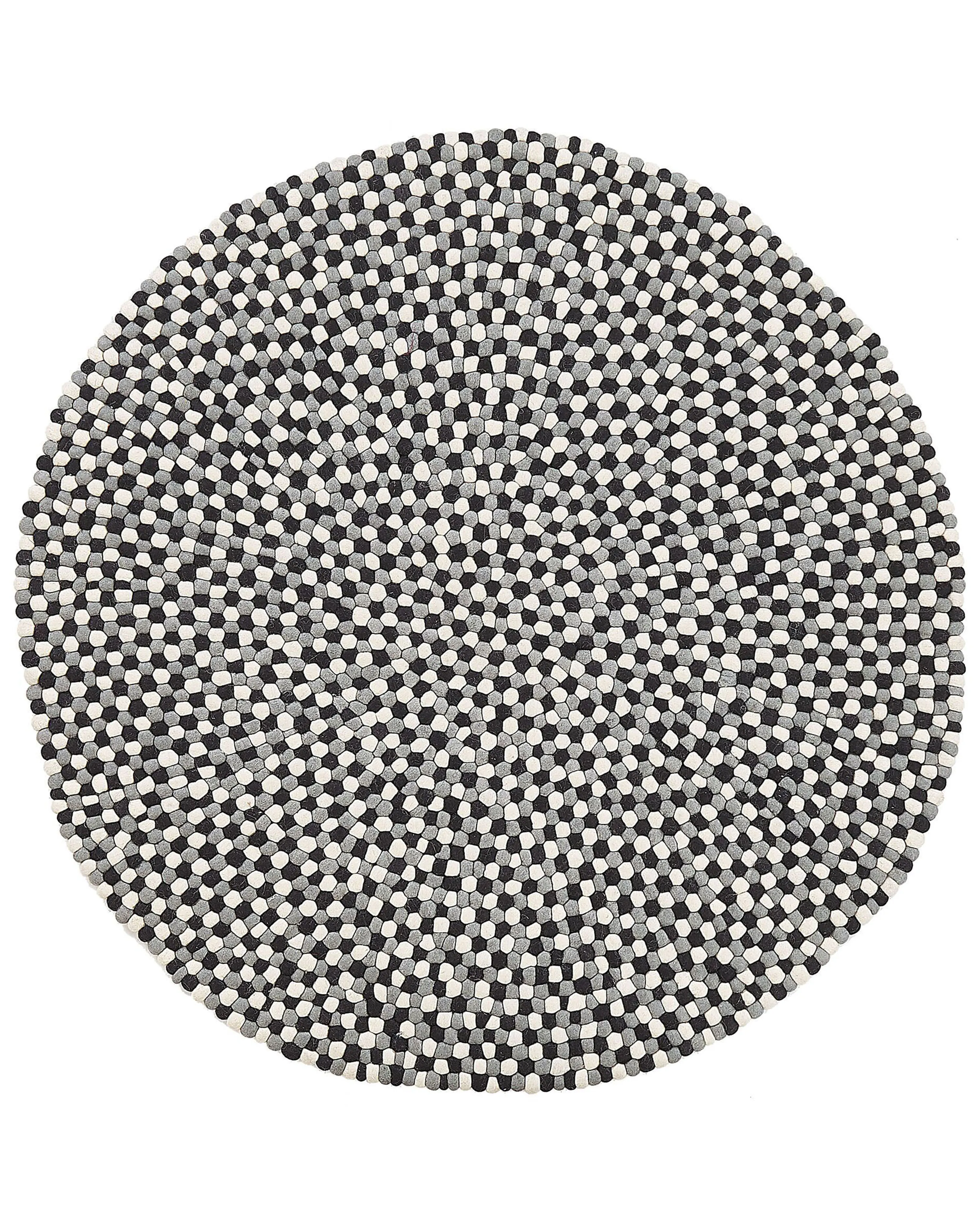 Vloerkleed PENEK Meerkleurig ø 140 cm Wol