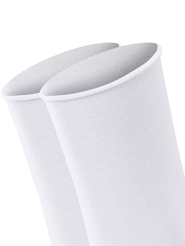 FALKE Happy Socken 2er Pkg white weiss