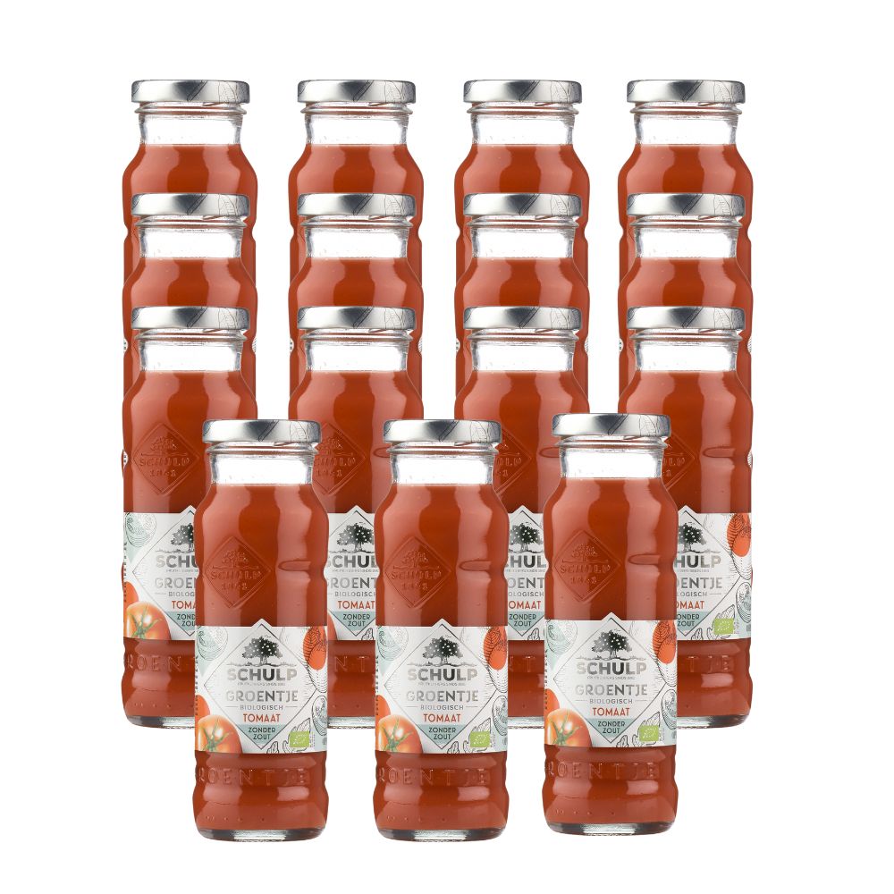 Schulp Tomatensap Bio 15 Pack (15 x 200 ml)