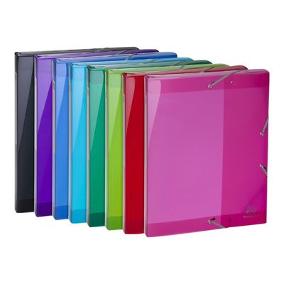 Exacompta Iderama PP - Boîte de classement plastique - dos 25 mm - disponible dans différentes couleurs