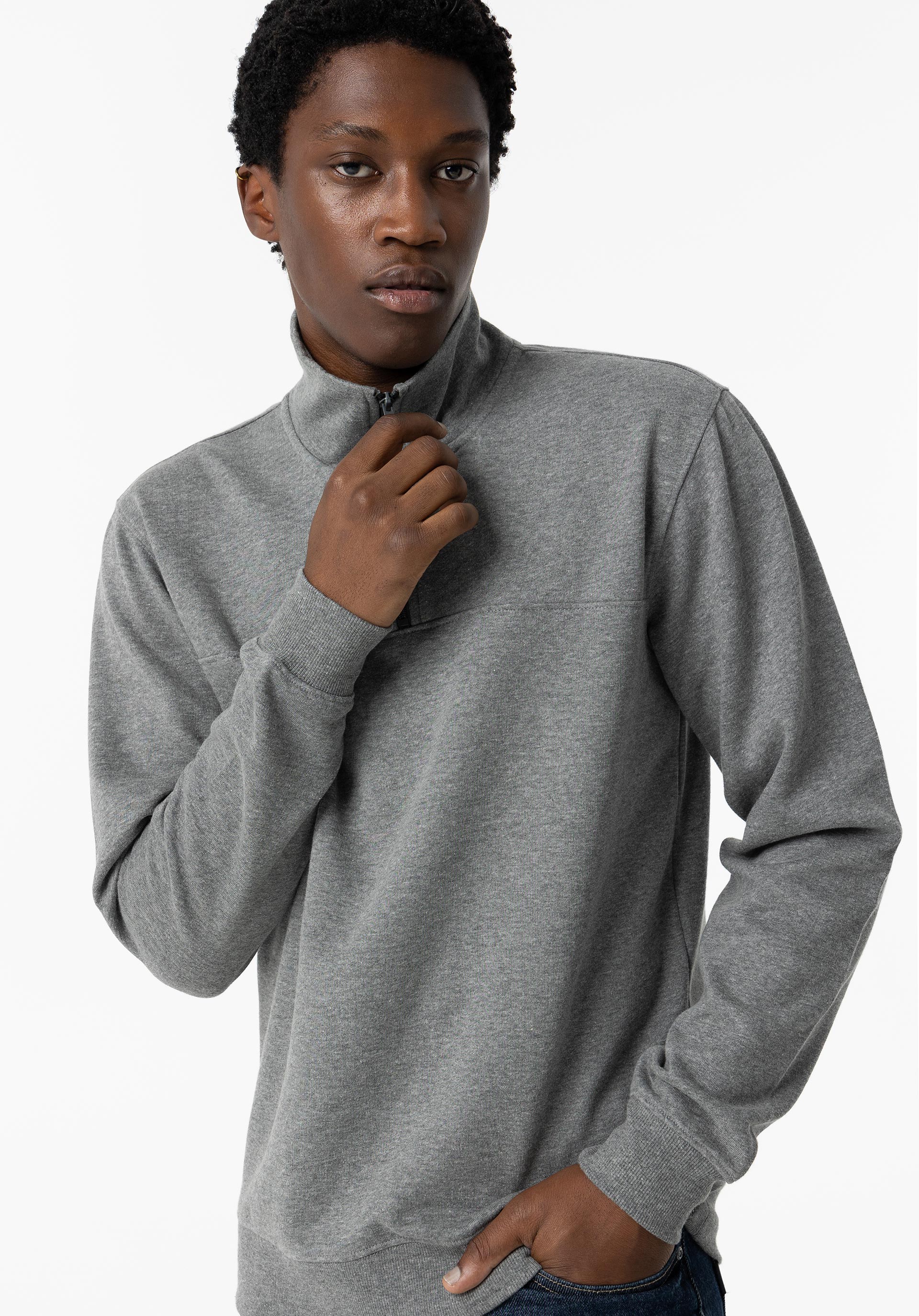 Sweatshirt com Fecho