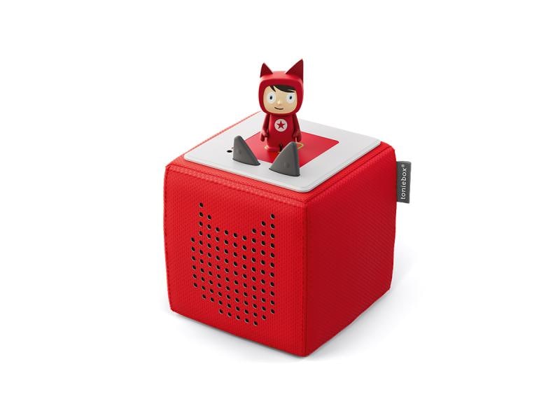 Tonies Toniebox Starterset Kreativ Rot Set mit Hörspielbox und Hörspielfigur