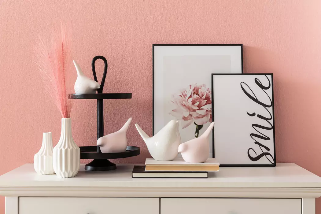 Wandbild 30 x 40 cm Pink Rose