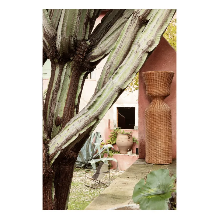 Ferm Living Porte-plante Agnes en rotin