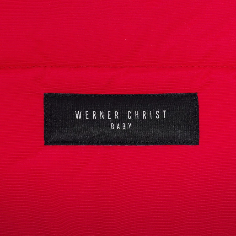 Werner Christ Baby Fußsack AROSA LUXE chili red