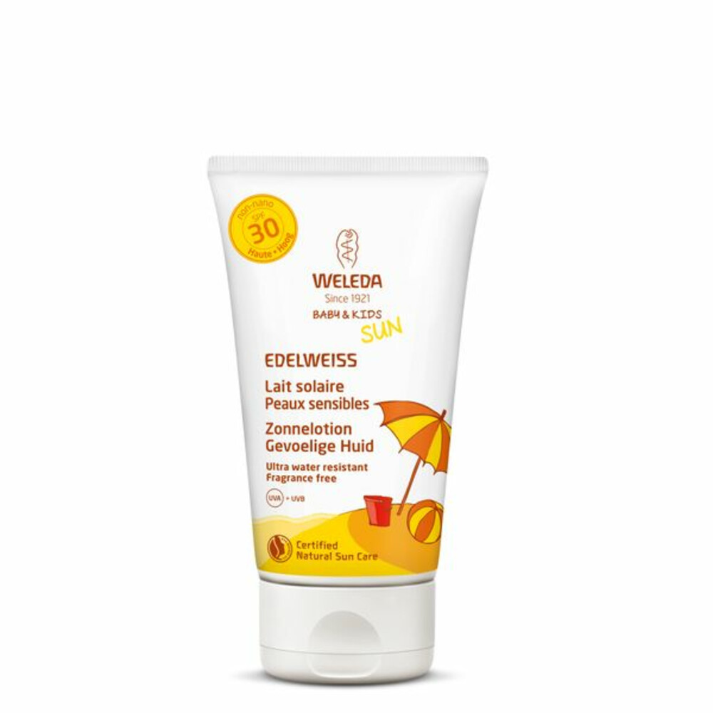 WELEDA Edelweiss Zonnelotion Gevoelige Huid SPF30150 ml