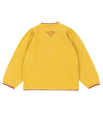 Konges Sløjd Cardigan - Bomuld/Uld - Alexa - Yolk Yellow
