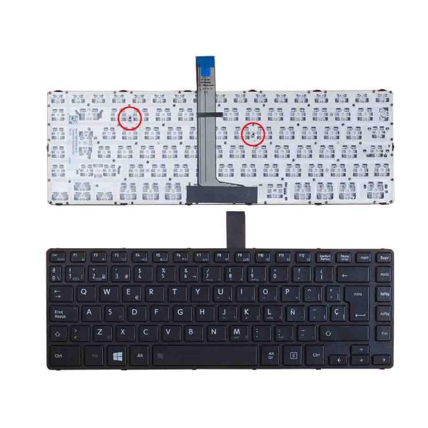Teclado para Portatil Toshiba Tecra A40-C A40-C1430 A40-C1440 A40-C-18R (espanhol ) - TEC0413