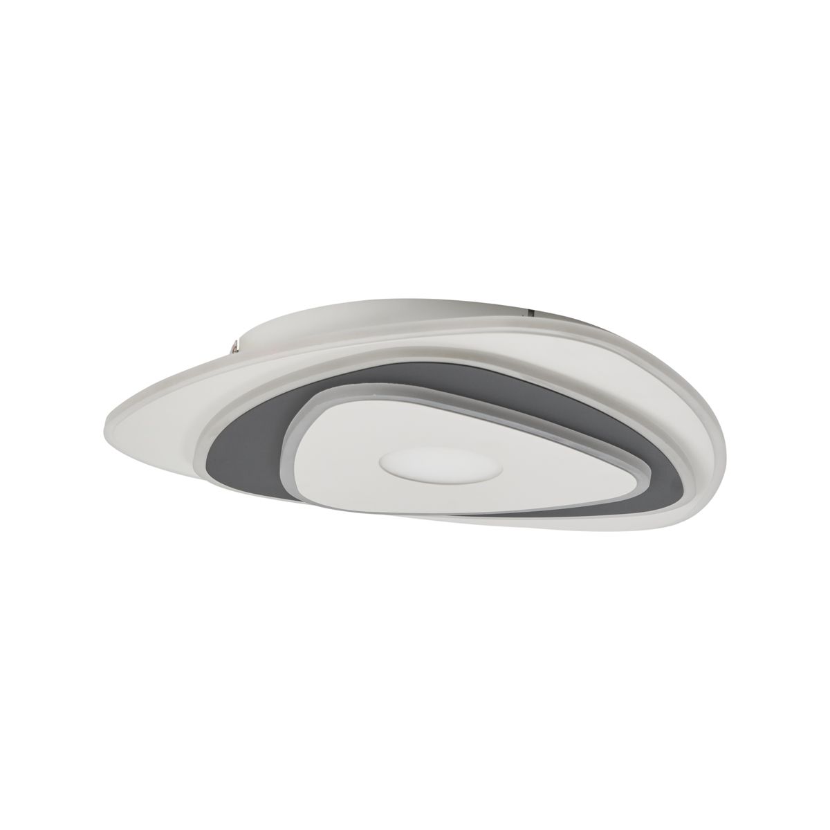 Design plafondlamp wit met donkergrijs organisch incl. LED dimbaar - Taylor