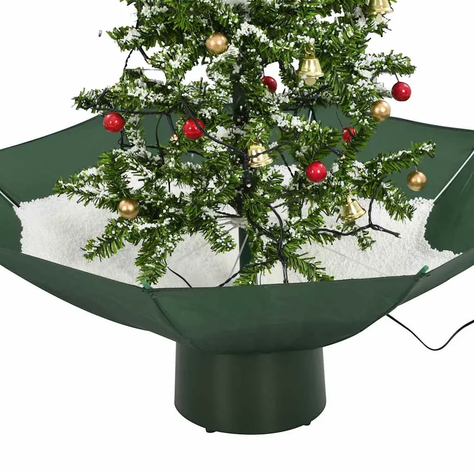 vidaXL - Sneeuwende Kerstboom - Groen - 75 x 60 cm