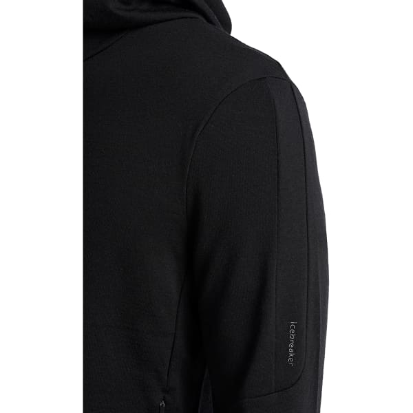 Veste polaire ICEBREAKER QUANTUM III LS ZIP HOODIE BLACK