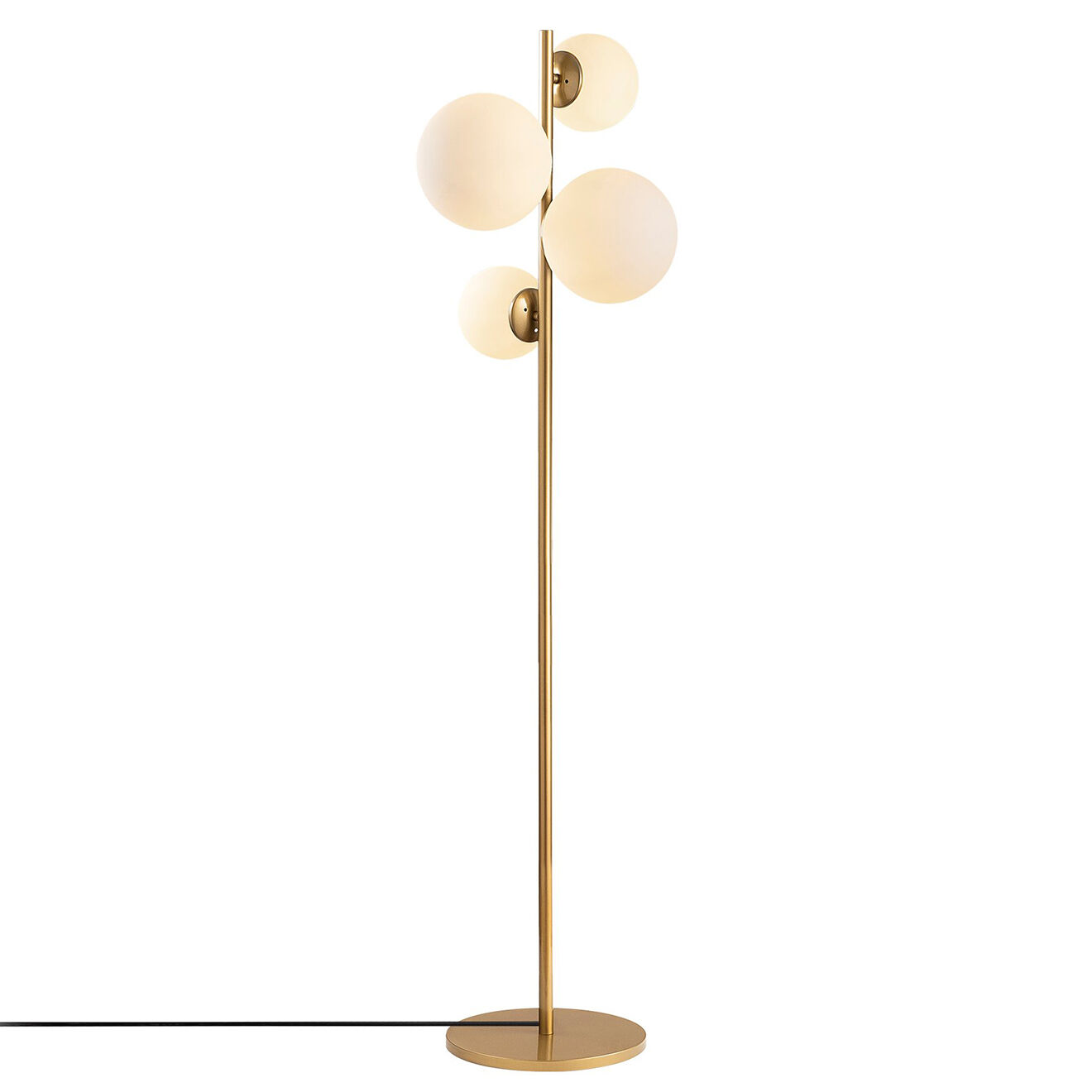 Sheen Lampadaire Fazli noir - 33x33x162 cm