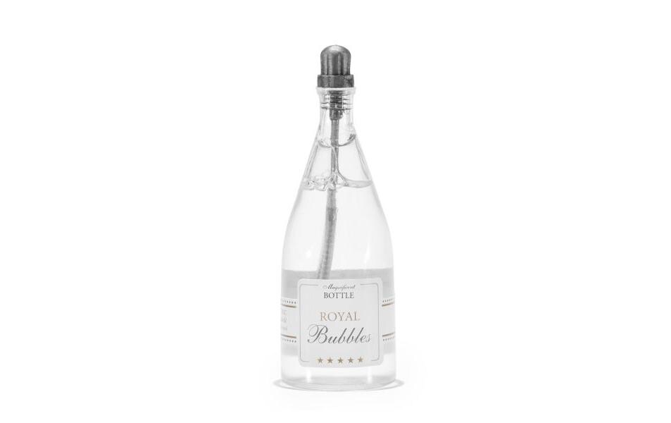 Partyaccessoire Seifenblasen Sektflasche, 24 StückSeifenblasen «Champagnerflasche» für Ihre Feier