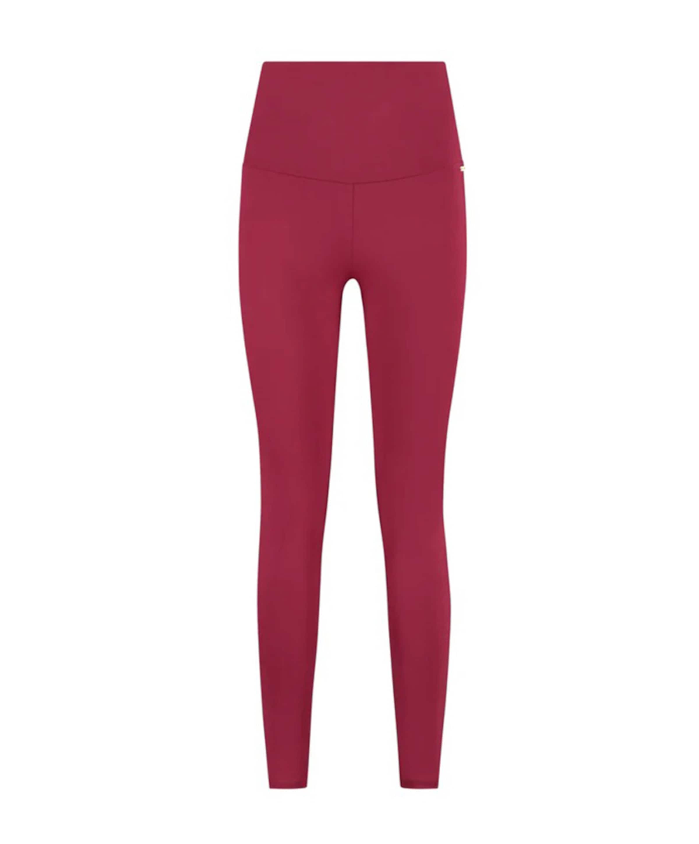 Deblon Sports Classic Leggings High Waistband dames tights rood