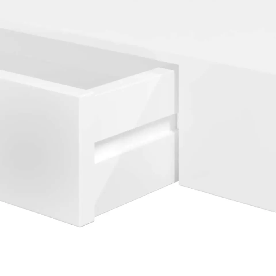 vidaXL - Wandplank - Wit - MDF