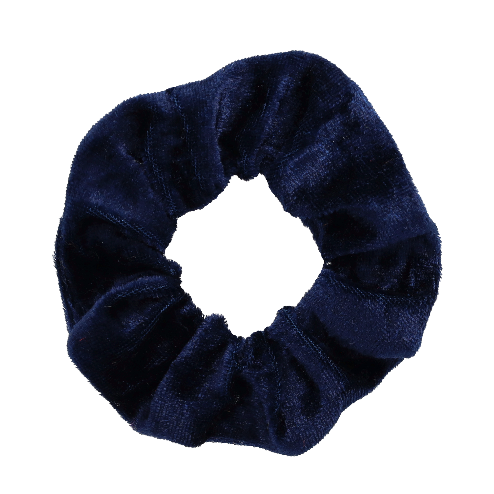 (5er Set) Scrunchies Elastisches Samt Haargummi Haarband - Dunkelblau