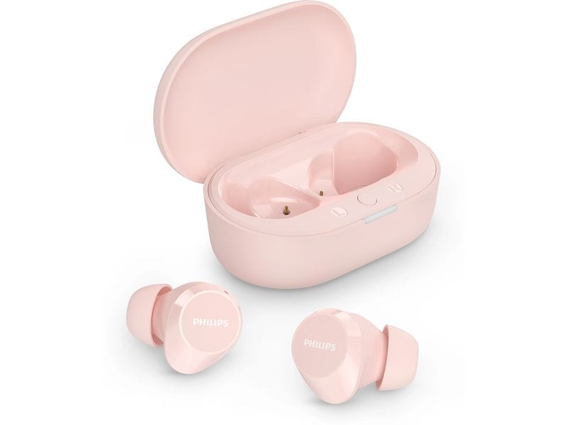 Philips True Wireless In-Ear-Kopfhörer TAT1209PK Pink Kabellose Kopfhörer mit Mikrofon für den Lifestyle-Einsatz