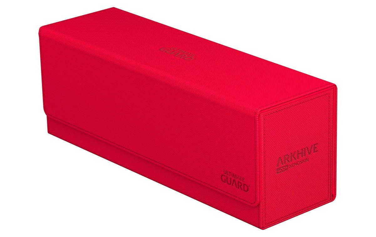 Kartenbox XenoSkin Arkhive Monocolor 400+ RotHochwertige Box für Sammelkarten in Standardgrösse