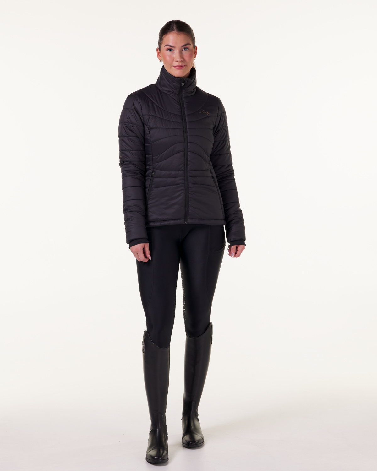 LEVITY SETT Lilly Function Equestrian Riding Tights &amp; Ella Quilted Riding Jacket