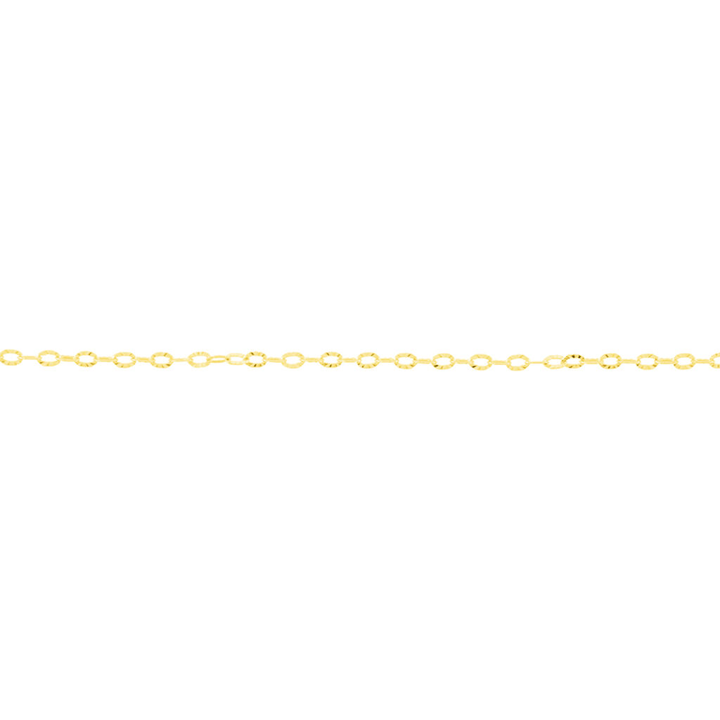 Chaîne De Cheville Maille Soleil Or Jaune