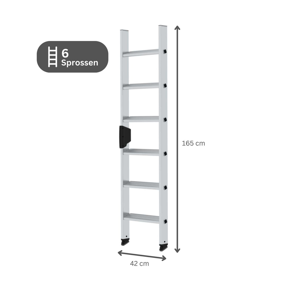PROREGAL Trapladder zonder dwarsbalk 6 treden