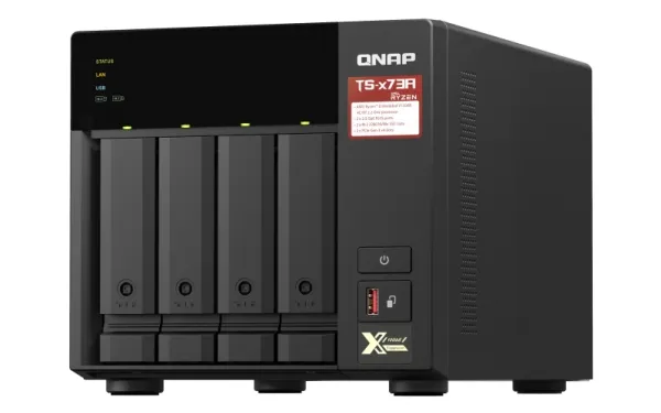 QNAP TS-473A - NAS-server - 4 bays - SATA 6Gb/s - RAM 8 GB - 2.5 Gigabit Ethernet