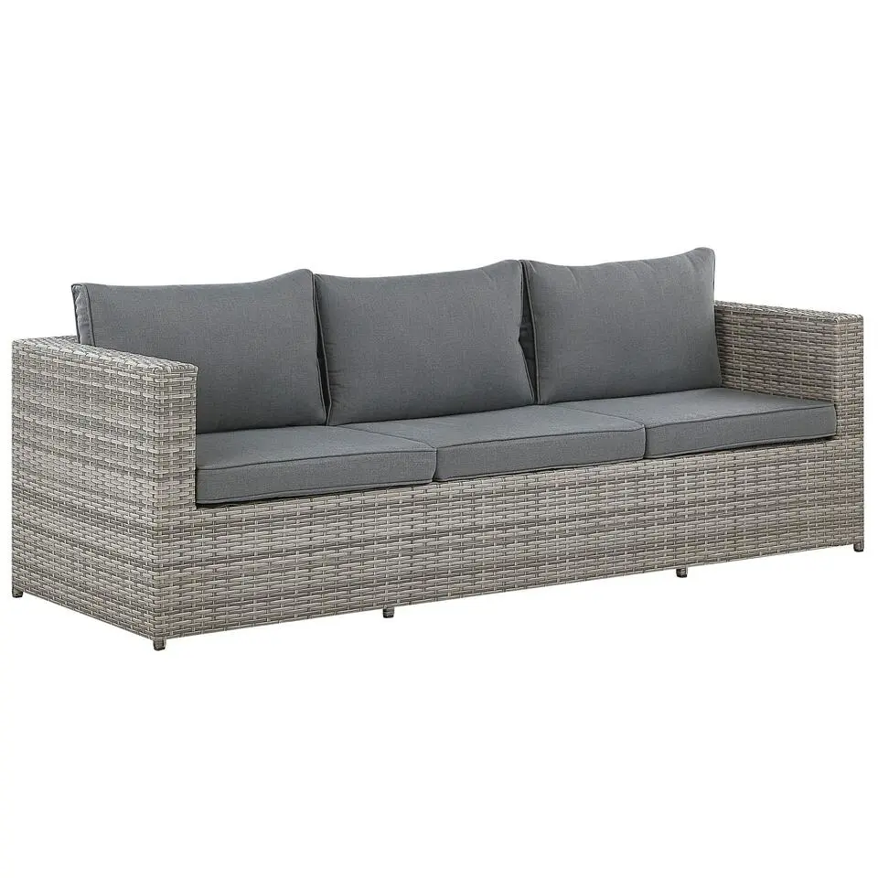 Beliani Loungeset SABBIA - Grijs - 4-delig