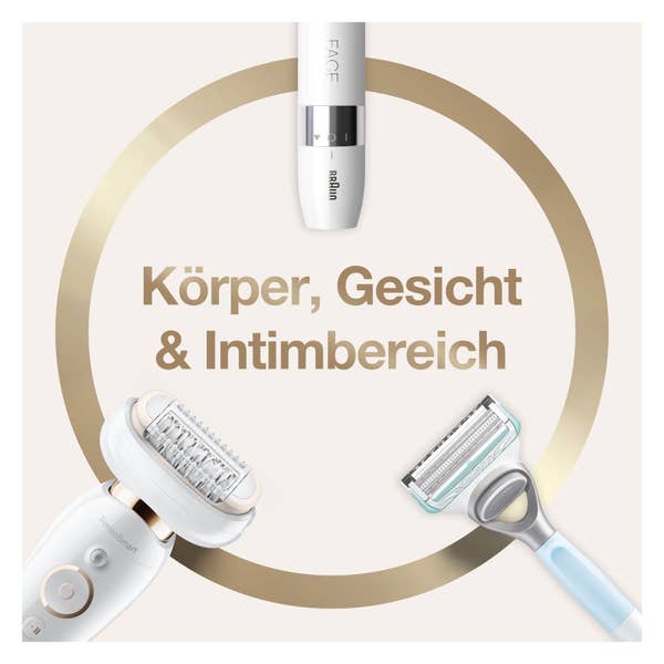 Braun Silk-épil 9 Flex 9-004 – Epilierer mit flexiblem Kopf zur einfacheren Haarentfernung