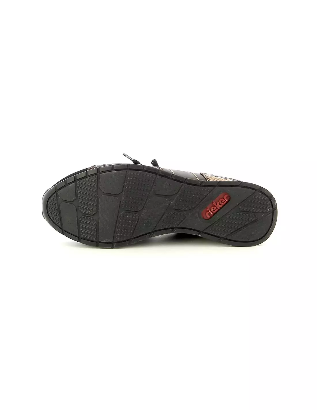 RIEKER N3083 25 - Baskets Schwarzcroco