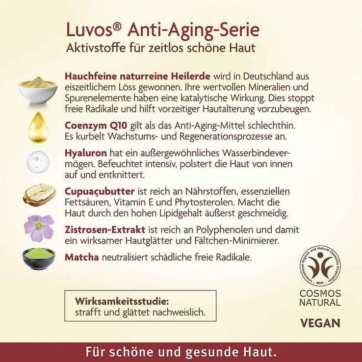 Luvos Heilerde Anti-Age Tagescreme, 50 ml