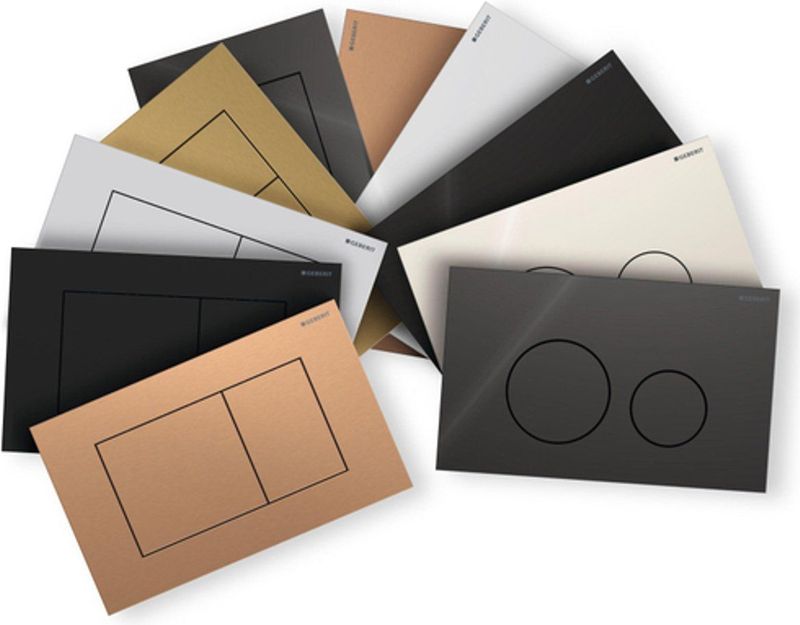 Geberit - Sigma 40 - Drukplaat - RVS Mat Zwart