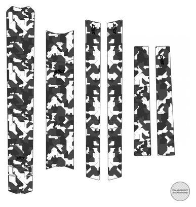 Kit Protection de Cadre Slicy Sublimistick Digital Camo Brillant
