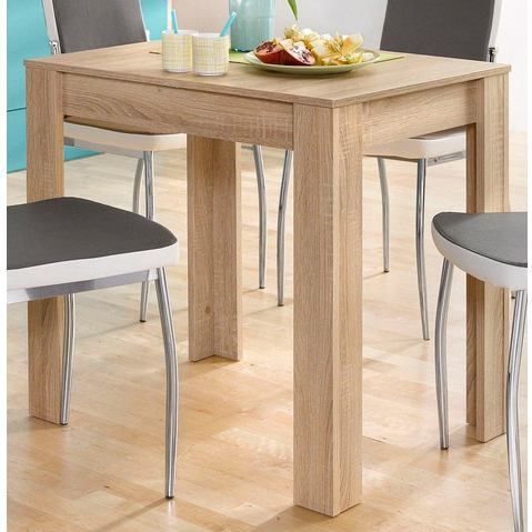 Eettafel - Ongeschaafd Eik - 80x60 cm - Inklapbaar