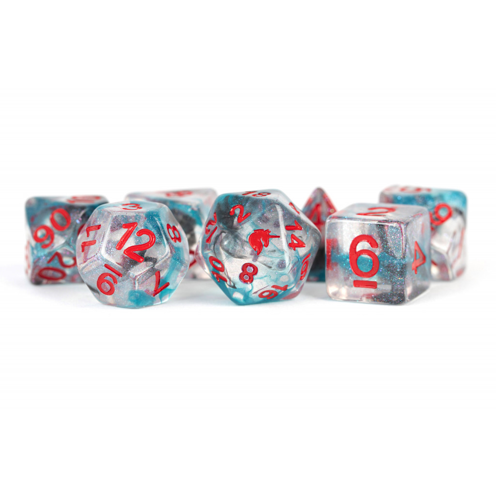 Set de 7 Dés JDR - Licorne