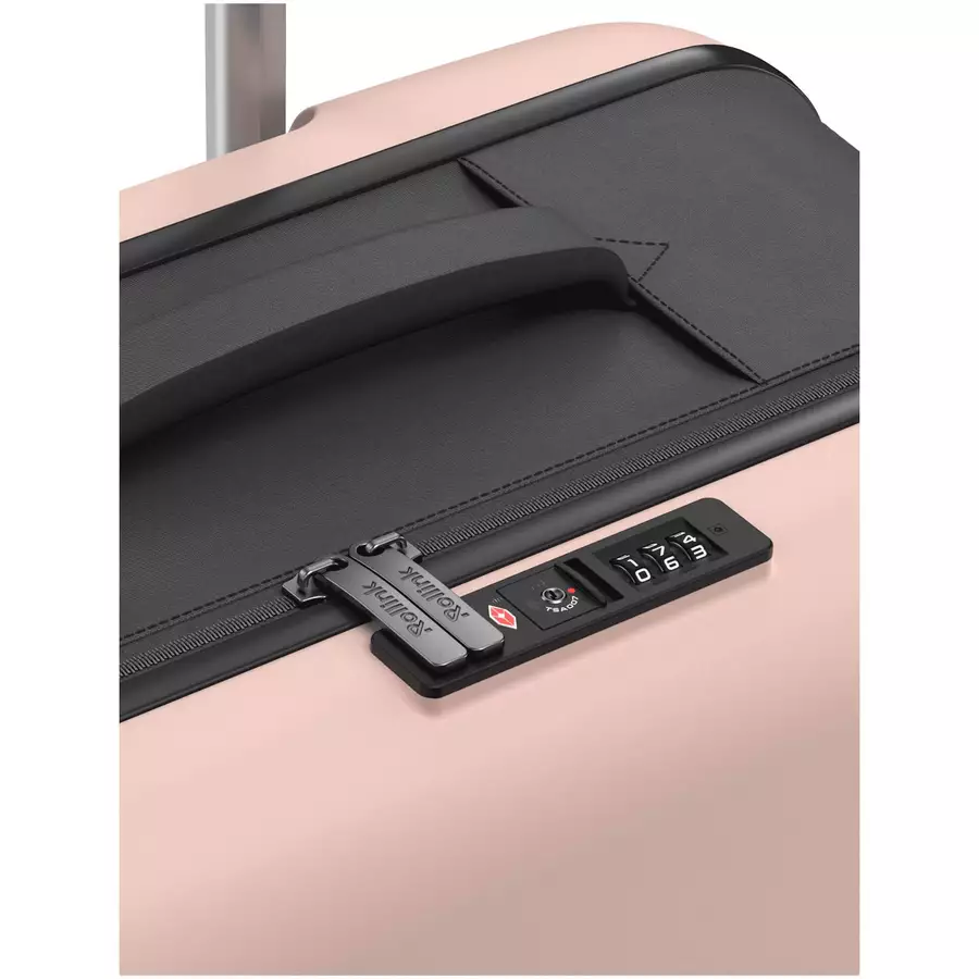 Rollink Vega 360 - faltbarer 4-Rollen-Trolley 65 cm rose smoke