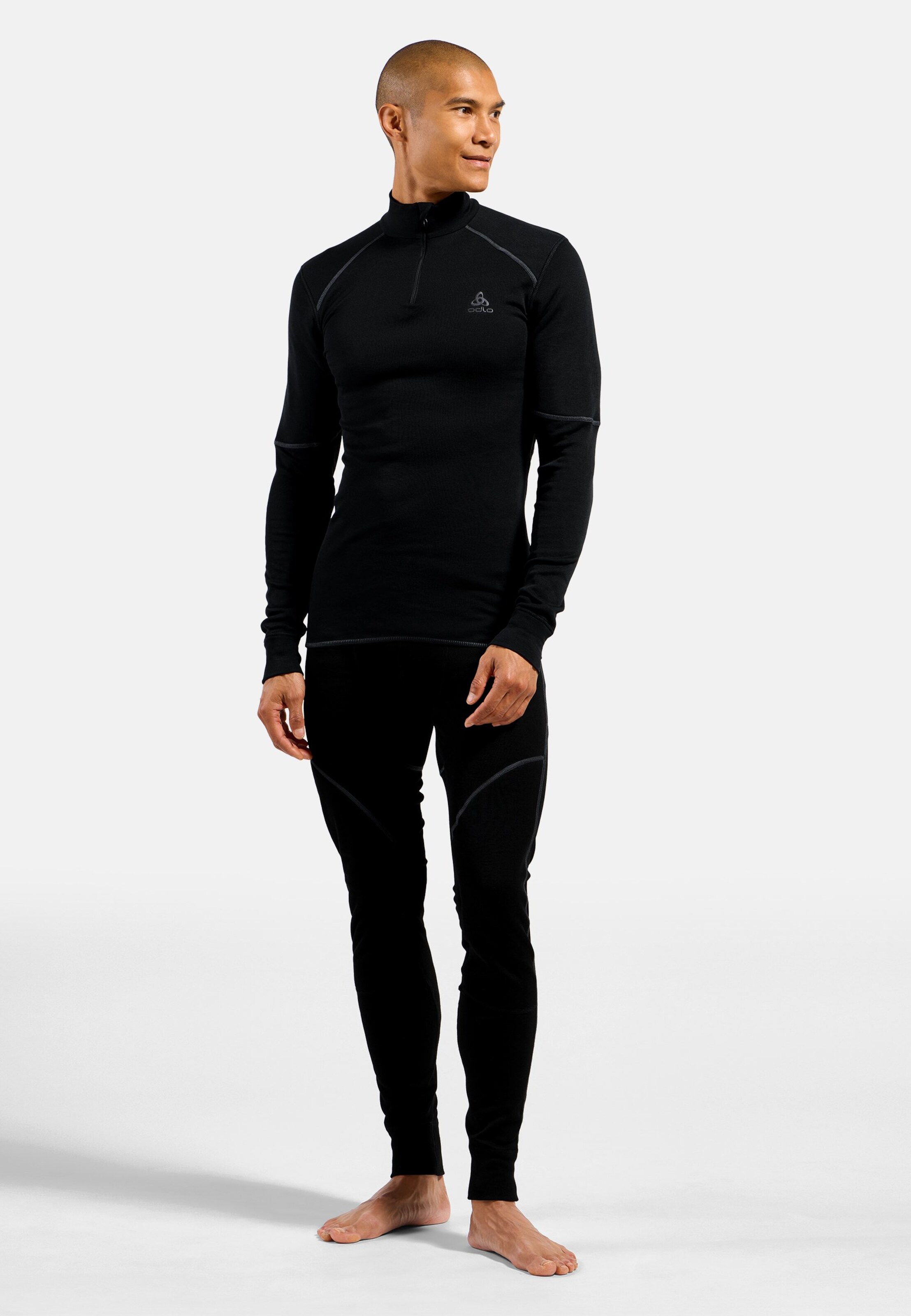Active X-Warm Base Layer Half Zip in black