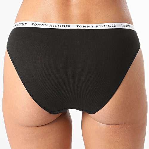 Lot De 3 Culottes Femme 2828 Blanc Noir Gris Chiné