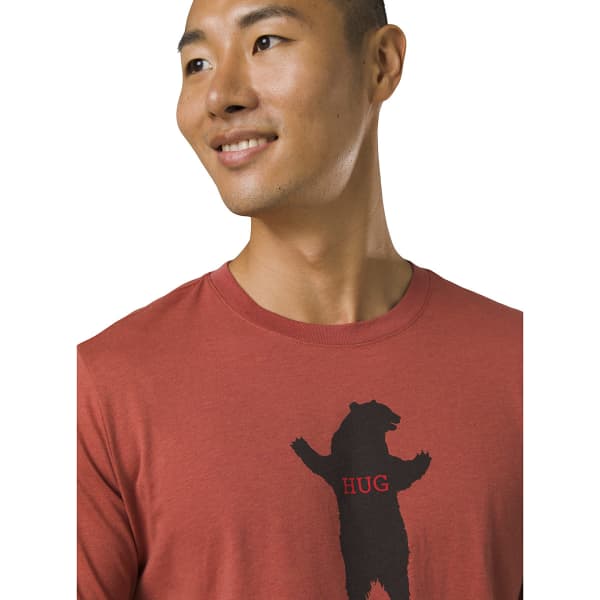 T-shirt PRANA BEAR SQUEEZE JOURNEYMAN RUST HEATHER