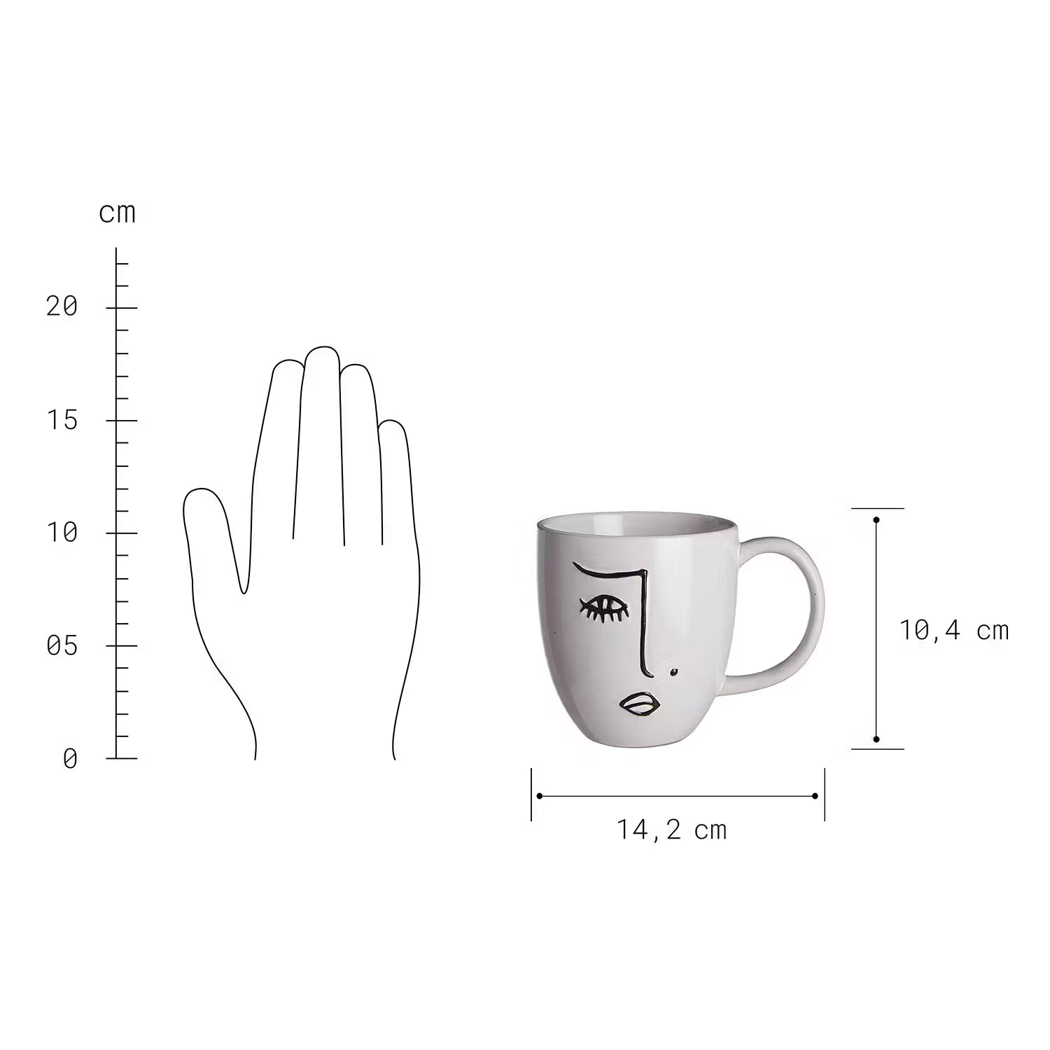 LINE ART Tasse