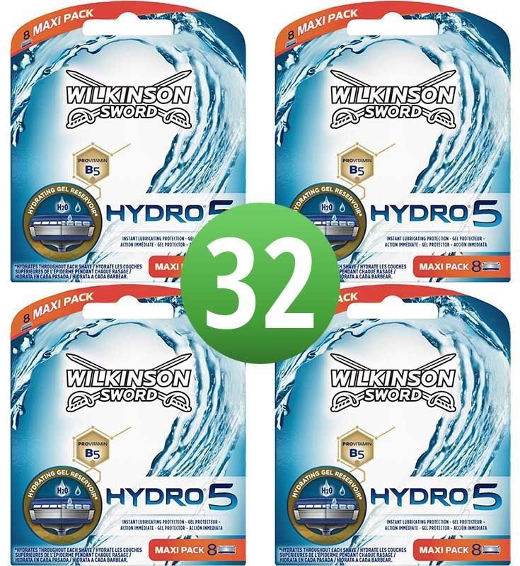 Wilkinson Combi Hydro 5 Scheermesjes 32 Stuks