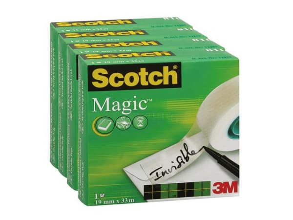 Tape Scotch Magic 810 19Mmx33M (4 stk)