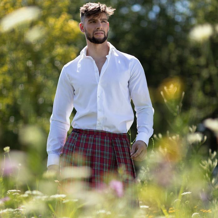 Boland - Schotse Rok - Rood - Geruit - Comfortabel