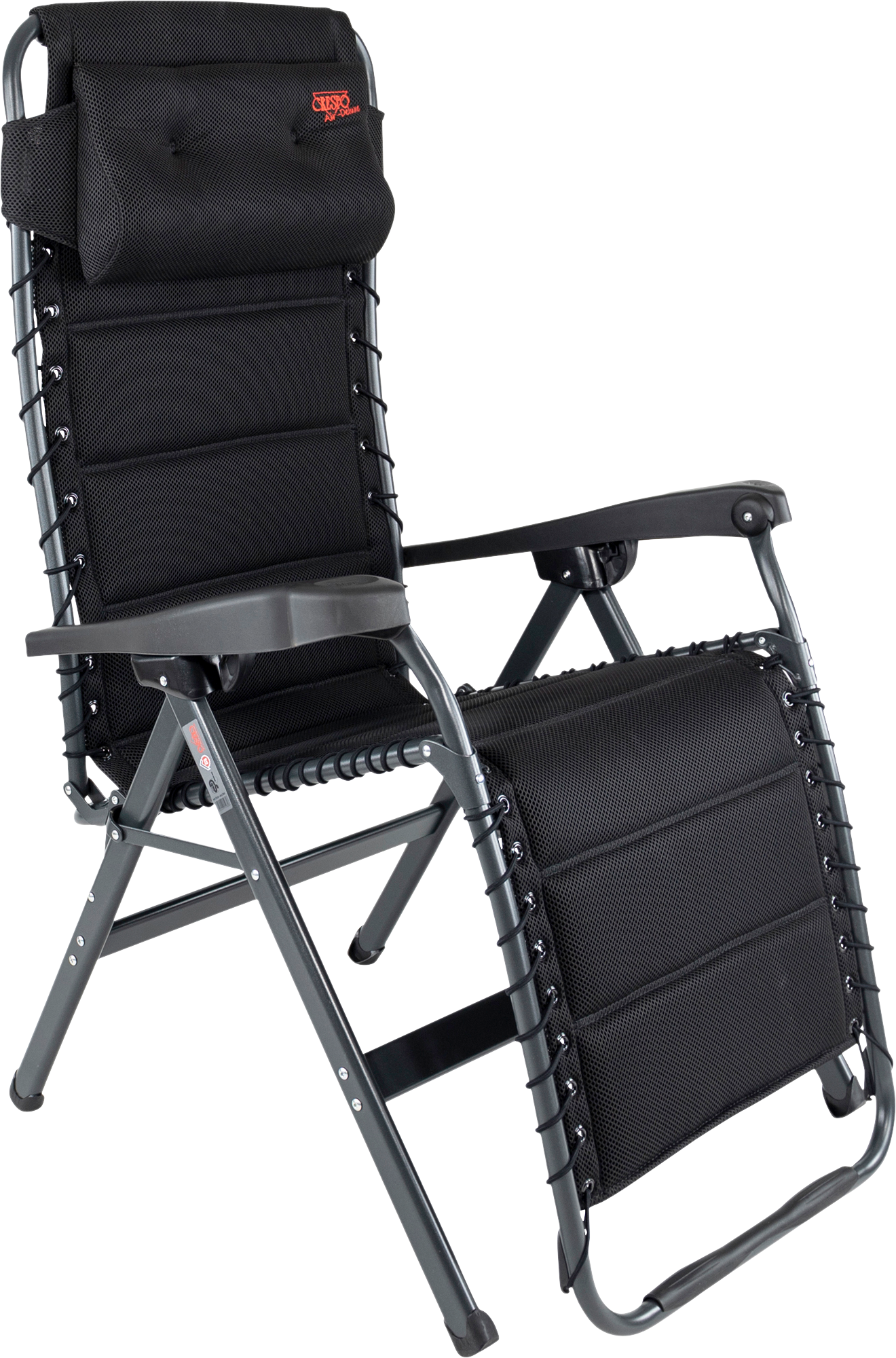 Crespo AP-232 Liegestuhl Air Deluxe schwarz