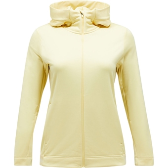 Peak Performance Rider Tech Zip Hood Fleecejacke Mellow Yellow Damen