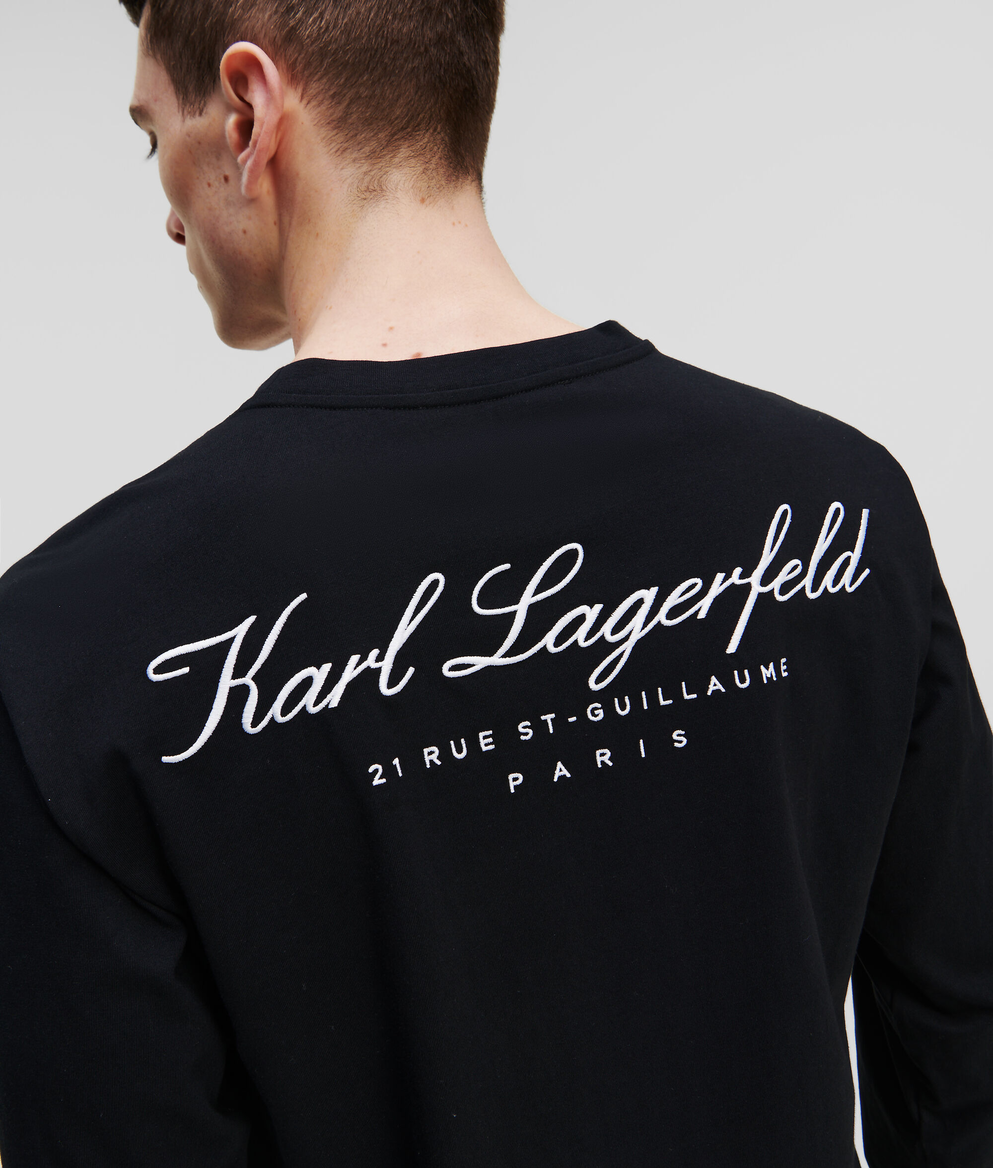 T-SHIRT À MANCHES LONGUES HOTEL KARL