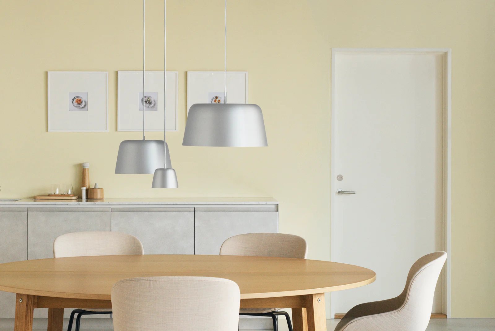 Normann Copenhagen  Tub lampe, Aluminium - Ø30 cm.