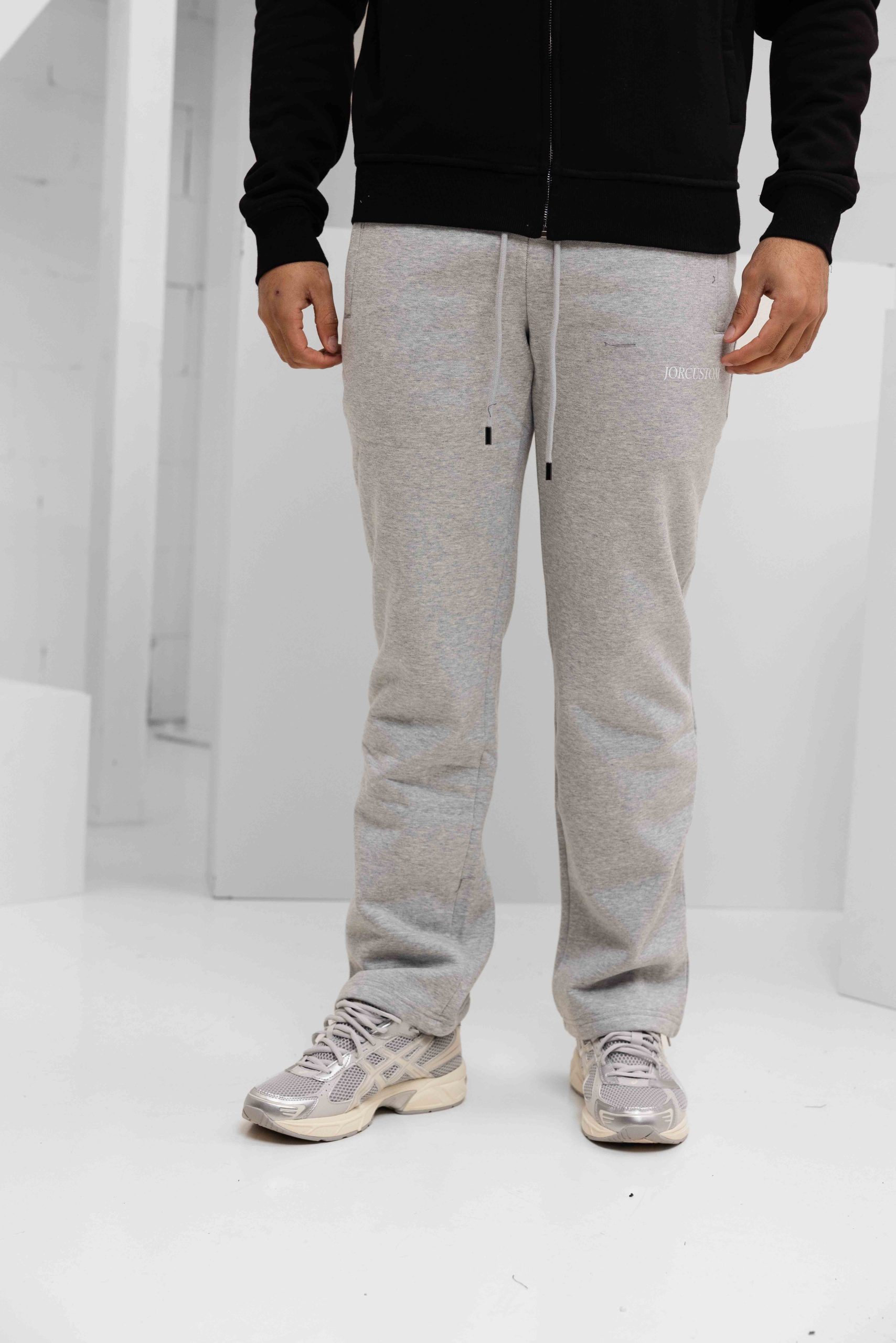 Jorcustom Fleece Angel 2.0 Broek Heren Grijs