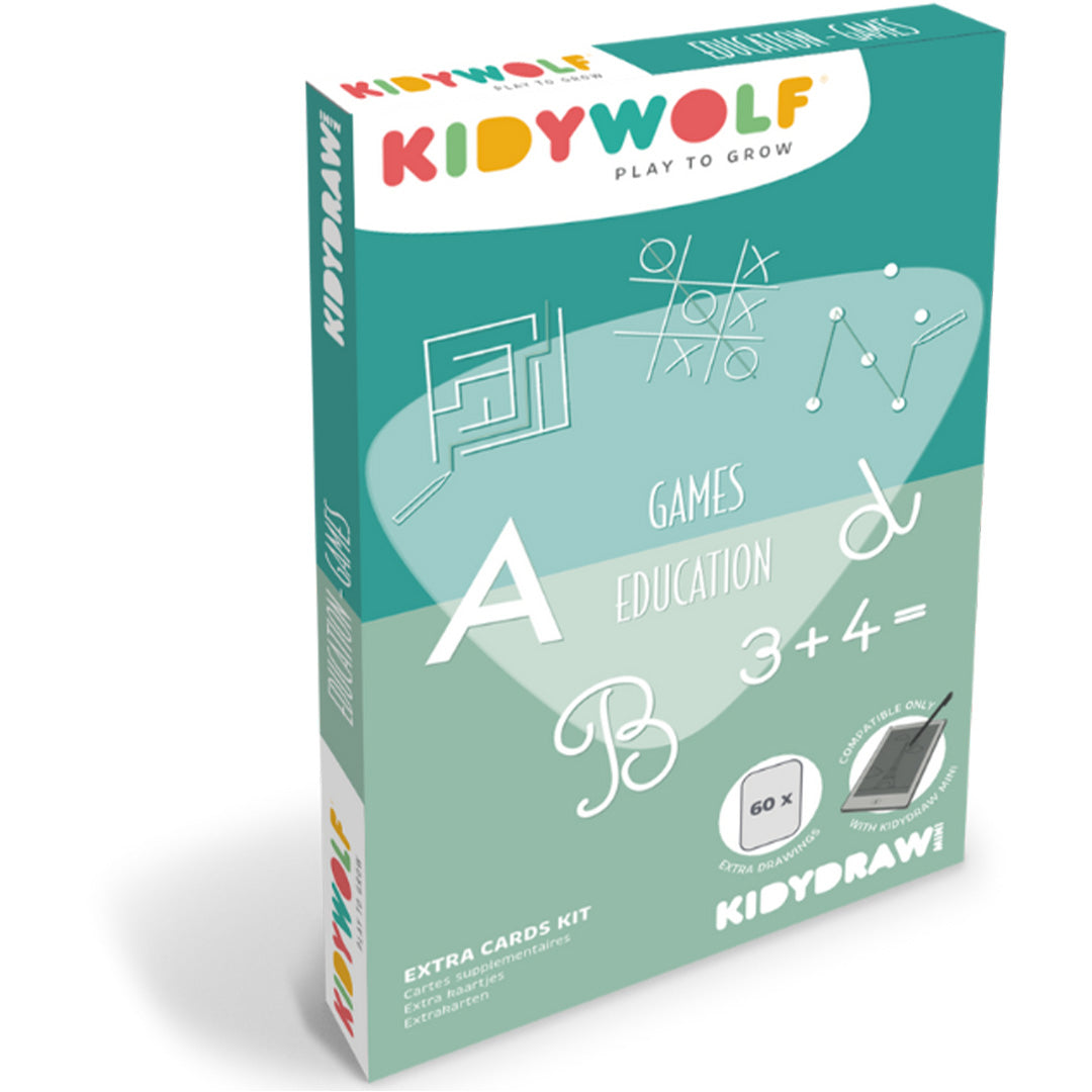 kidywolf extra tekenkaarten voor kidydraw mini - spelletjes - onderwij